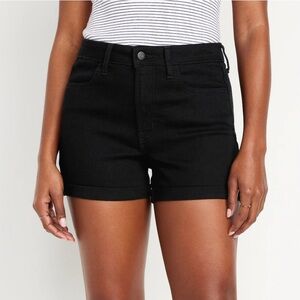 Old Navy Wow 3.5 inch Black Denim Shorts